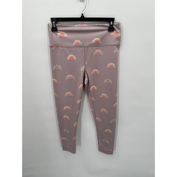 FREE PEOPLE FP Movement Lilac Lotus Leggings // M - Picture 4 of 11